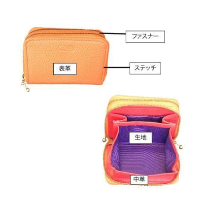 カードケース一体型ダブルファスナー小銭入れ【カスタムオーダー】