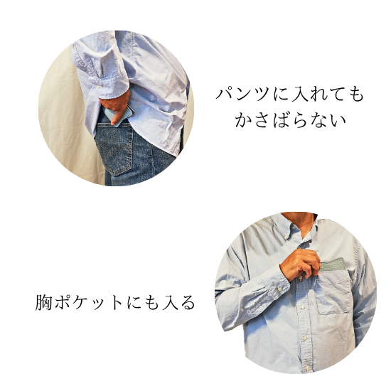 カードも入るマネークリップ財布【カスタムオーダー】