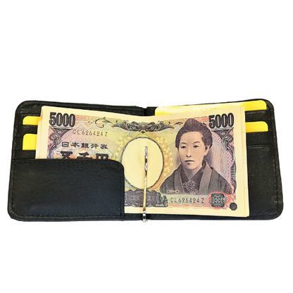 外小銭入れ付きマネークリップ財布【カスタムオーダー】