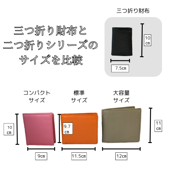 三つ折りチビ財布【カスタムオーダー】