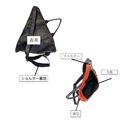 なすび型ボディーバッグ【カスタムオーダー】