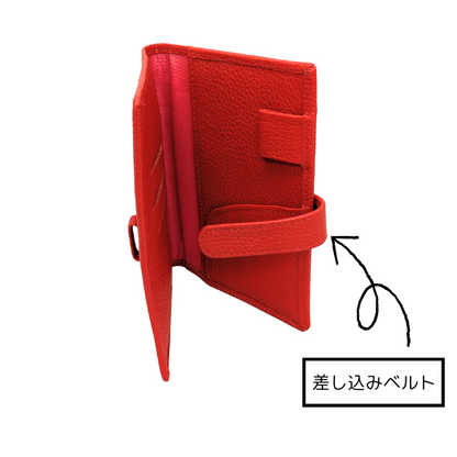 文庫サイズ　手帳カバー　（パスポートケースとしても使用可）