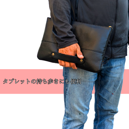持ち手付きクラッチバッグ　A4サイズ【カスタムオーダー】