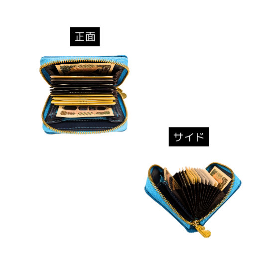 アコーディオンミニウォレット/蛇腹(jabara)カードケース