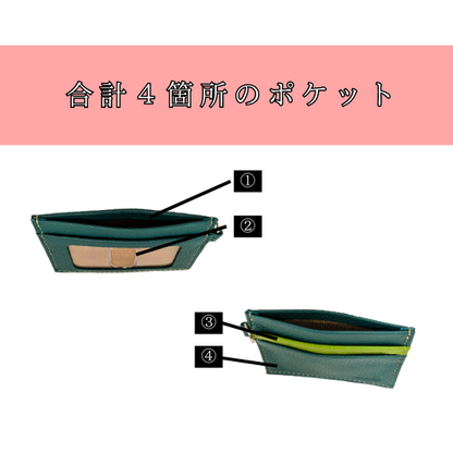 横型シンプルパスケース　小判フィルムで出し入れ楽々